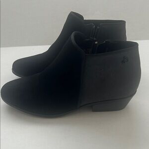 Sam Edelman Black and Gray Ankle Booties